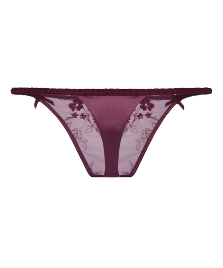 Peonie Highleg Thong, Purple