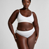 Dide Triangle Bralette, White