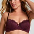 Marine Padded Underwired Bra, Purple