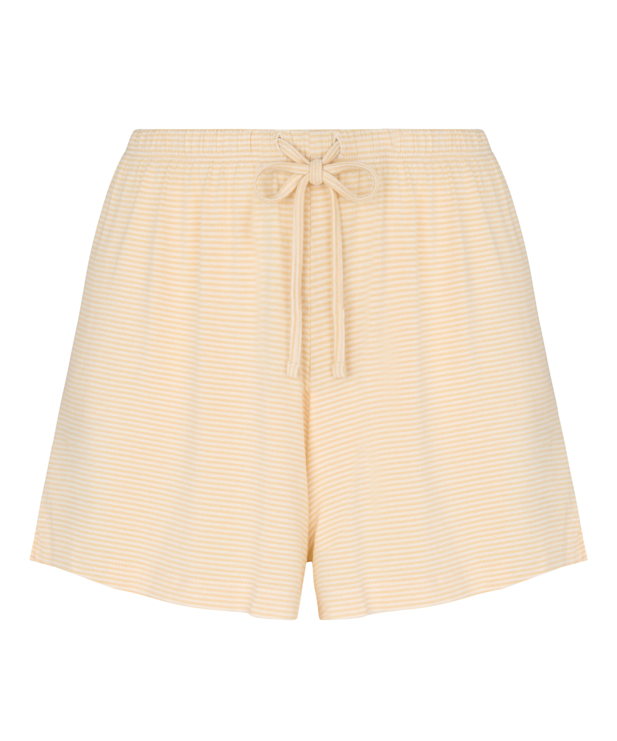 Pyjama Short Striped Jersey, Yellow