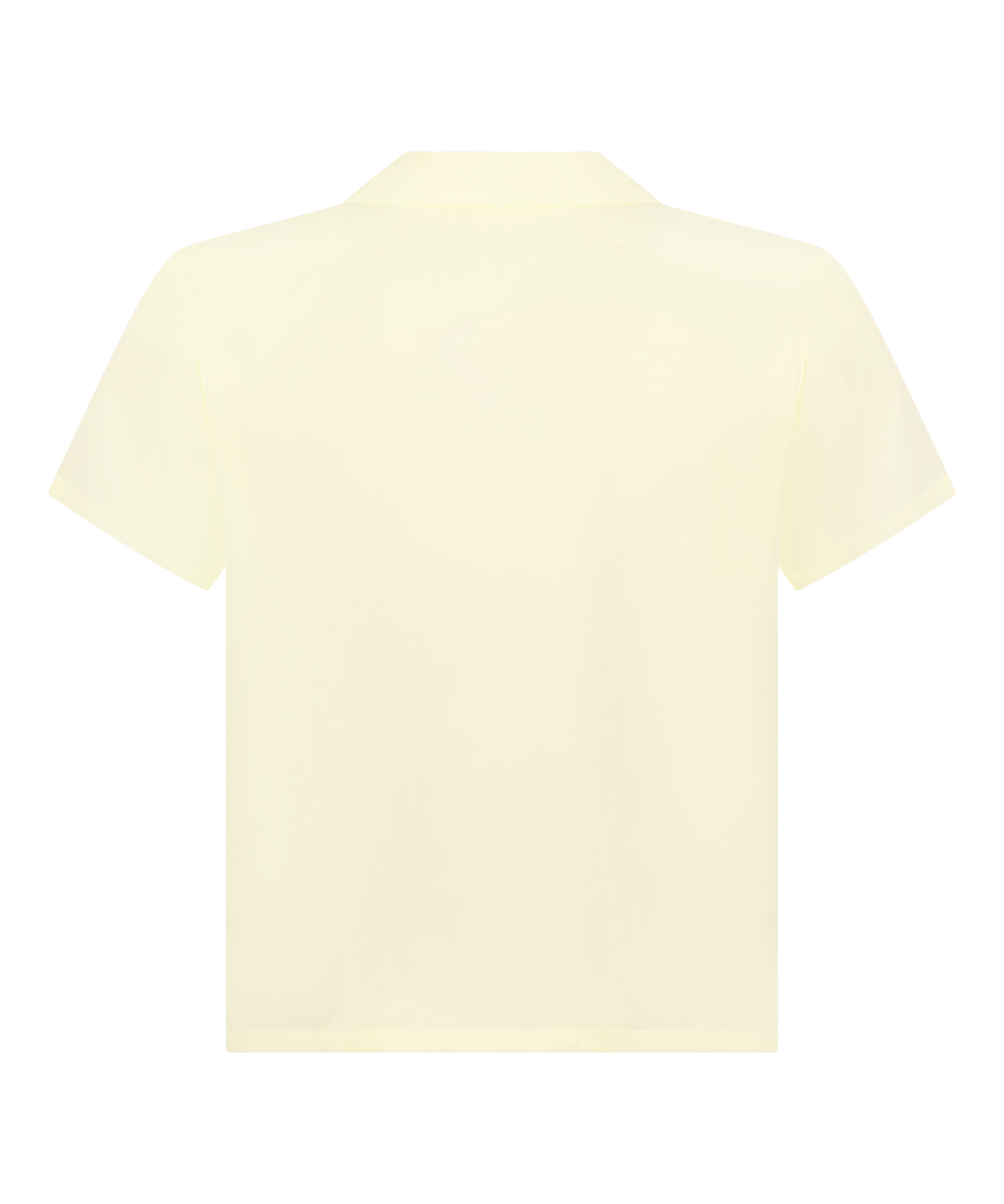 Satin Short-Sleeved Jacket, Yellow, main