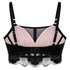 Cynthia Non-Padded Longline Underwired Bra, Black