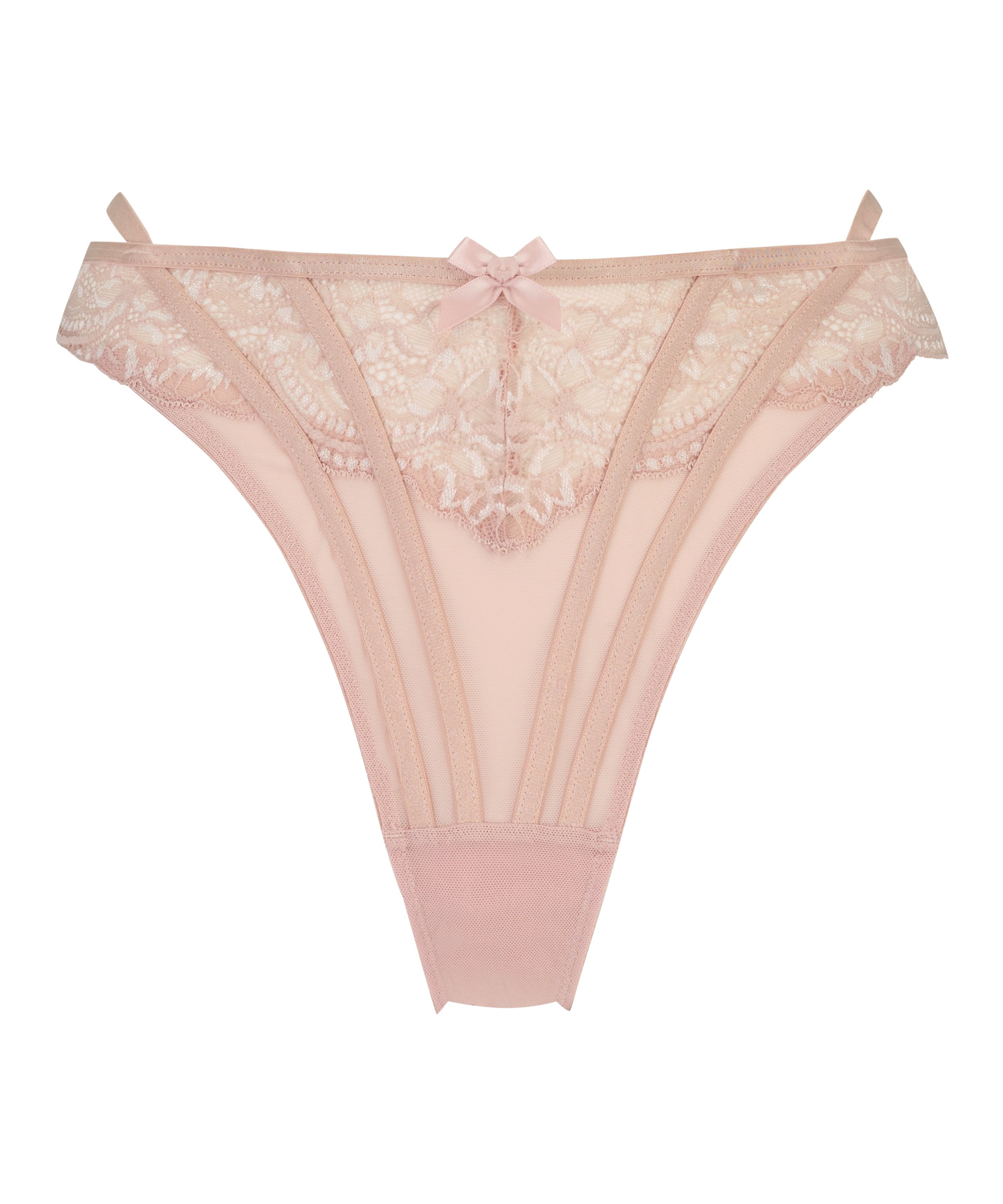 Kirsty High Leg Thong, Pink, main