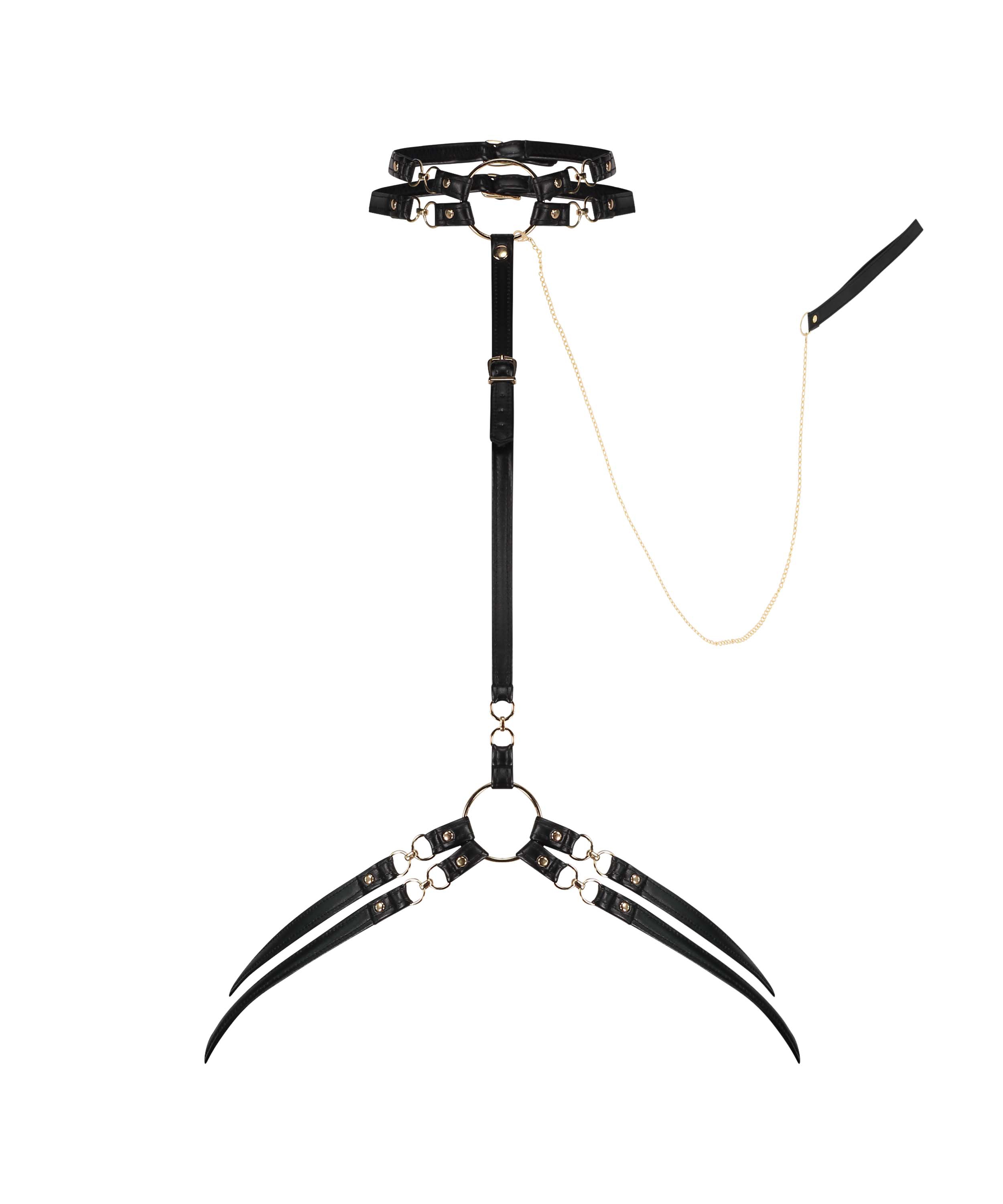 Private Harness, Black, main