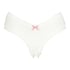 V-shaped Brazilian knickers mesh, White