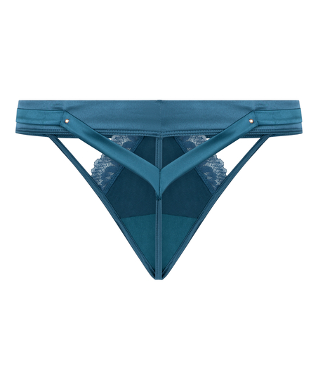 Marjolein Highleg Thong, Blue