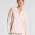 Poplin Cotton Pyjama Top, Pink