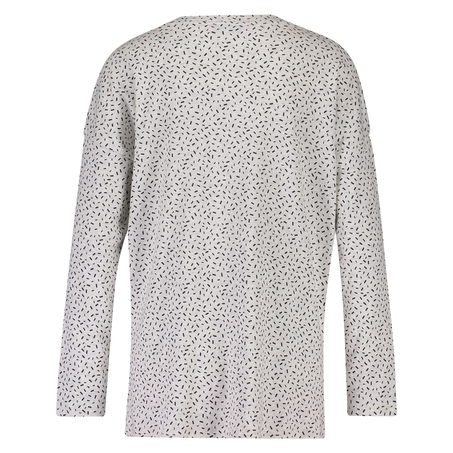 Racoon Jersey Top, Gray