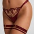 Elastic Leg Garters, Red