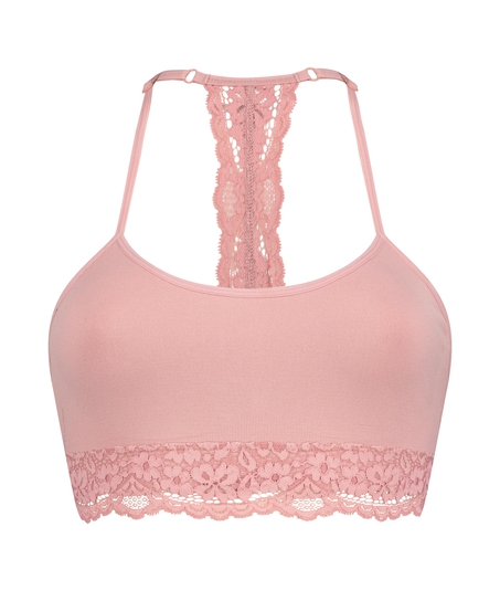 Marine seamless bralette, Pink