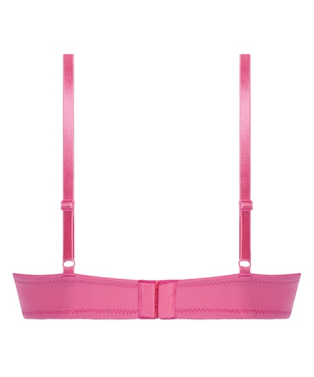 Plunge Padded Underwired Bra, Pink