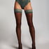 Stay Ups 15 Denier Lace, Green