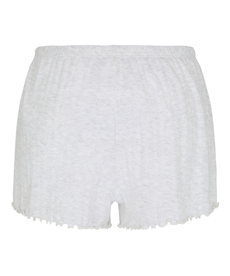 Short Pointelle, Beige