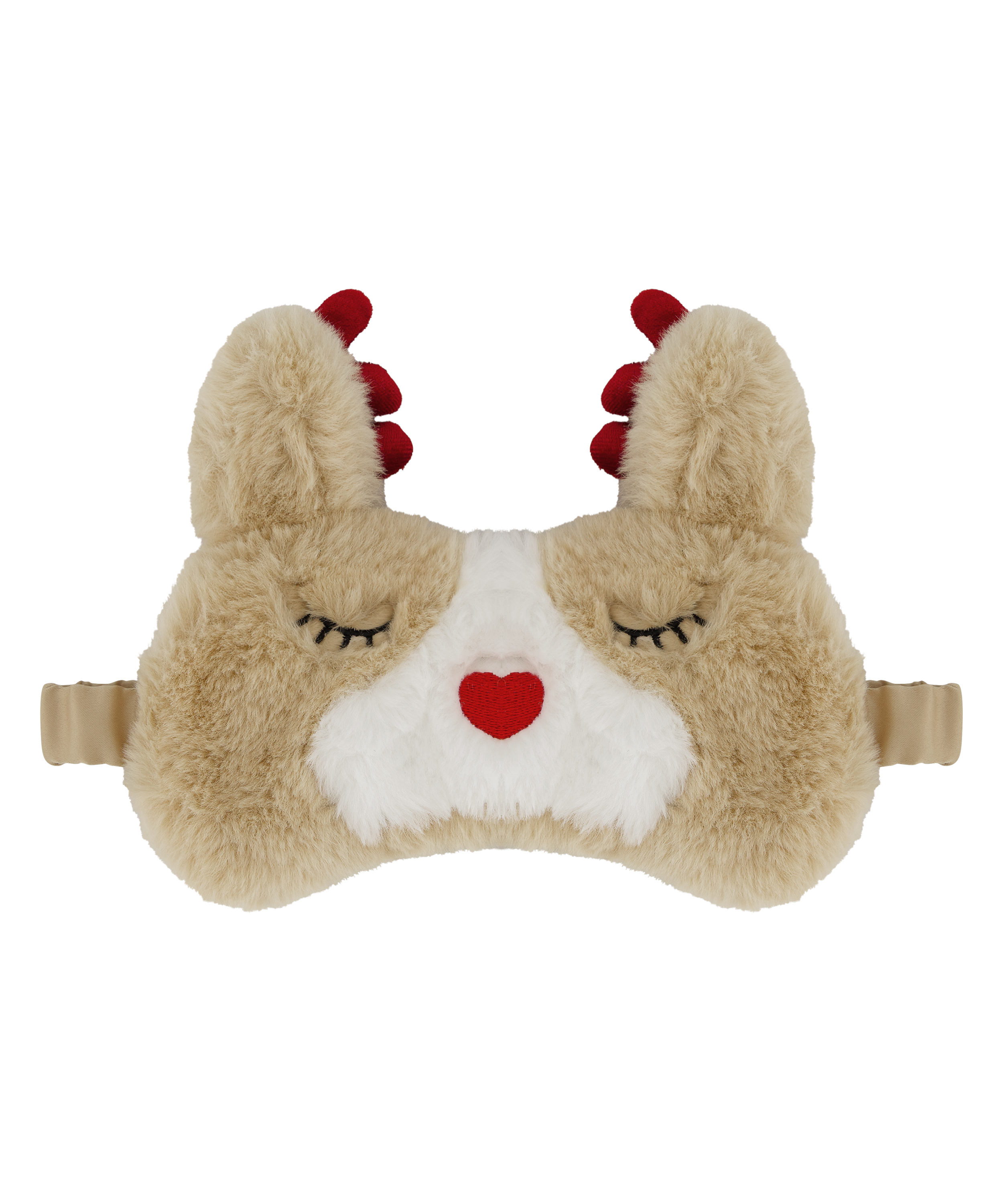 Fake Fur Sleepingmask, Beige, main