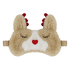 Fake Fur Sleepingmask, Beige