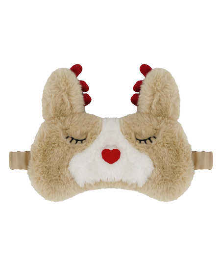 Fake Fur Sleepingmask, Beige