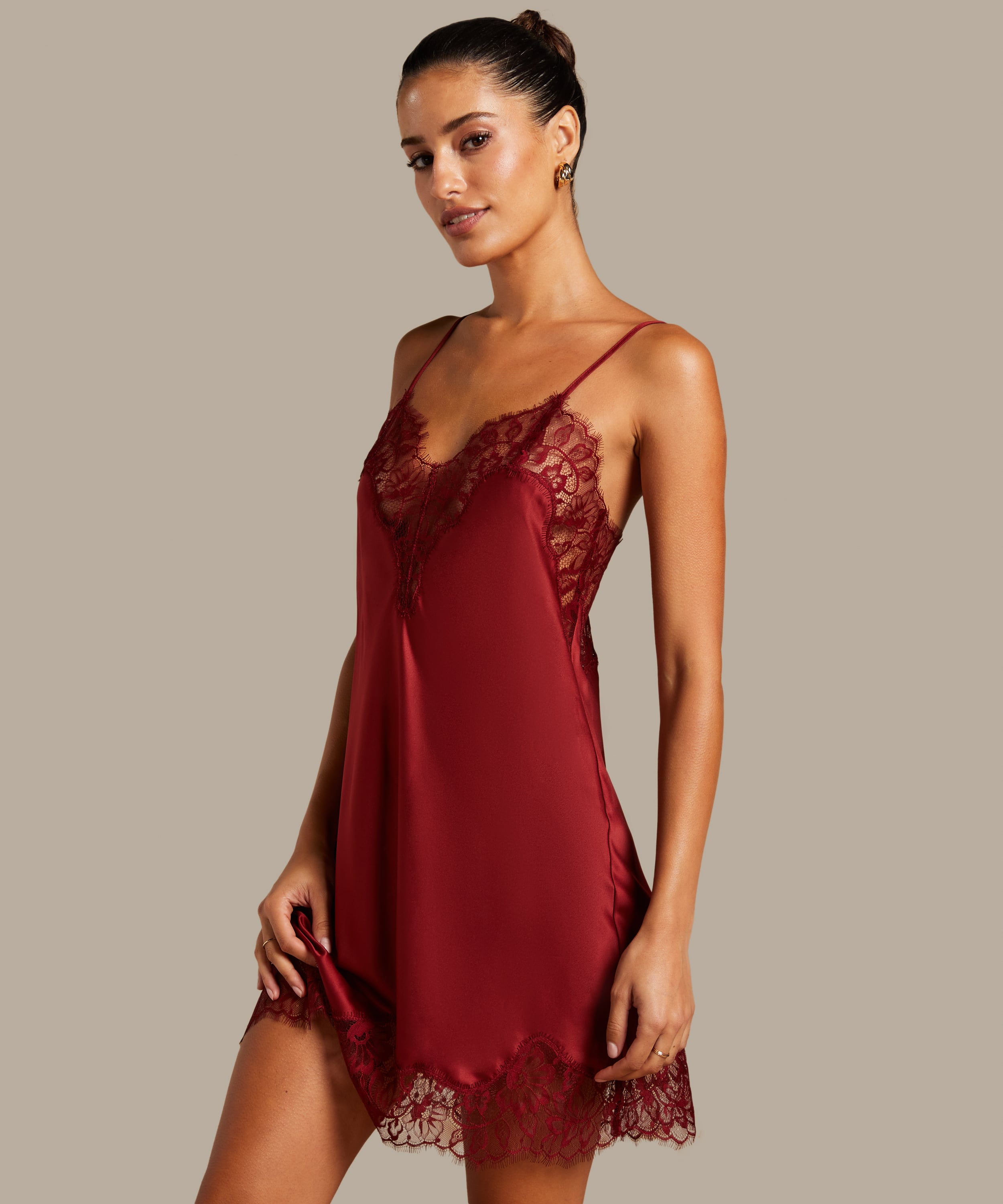 Valerie Slipdress, Red, main