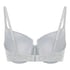 Cotton Padded Underwired Bra, Gray