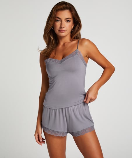 Cami Short Pyjama Set, Purple