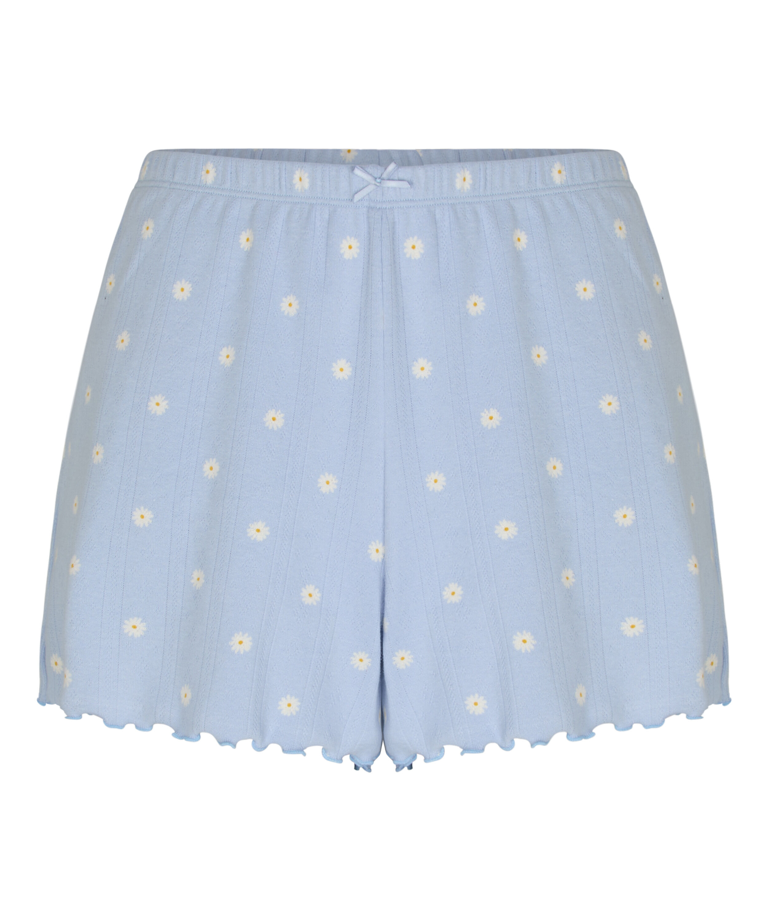 Short Pointelle, Blue