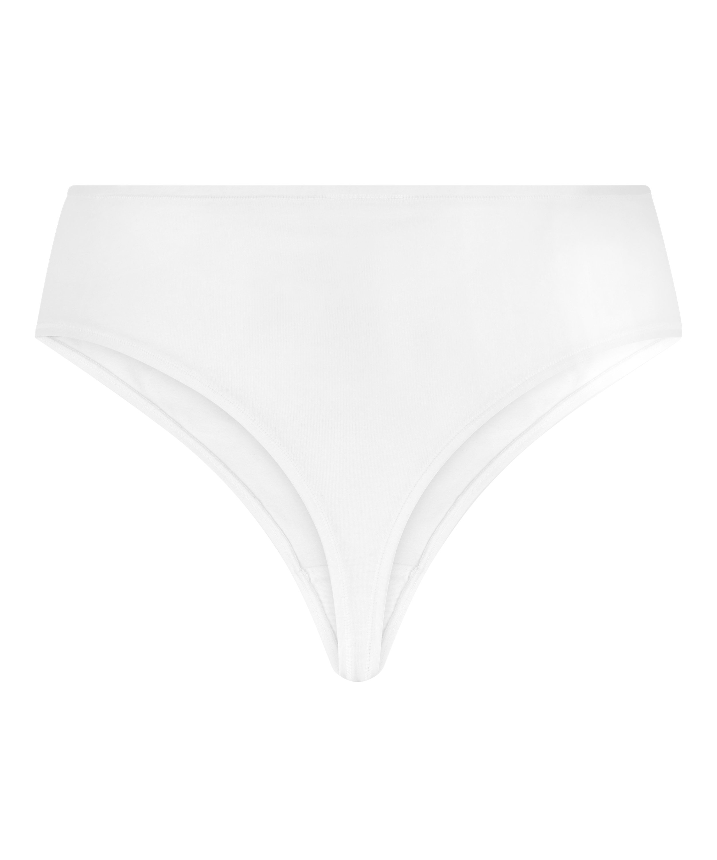 Cotton Thong, White, main