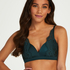 Alexa Padded No-Wire Bra, Green