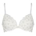 Marine Padded Push-Up Underwired Bra, White