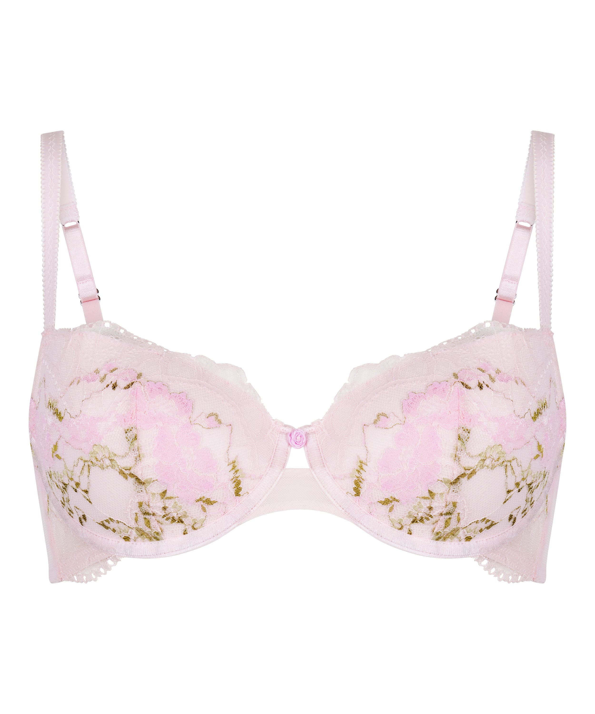 Miri Padded Underwired Bra, Pink, main