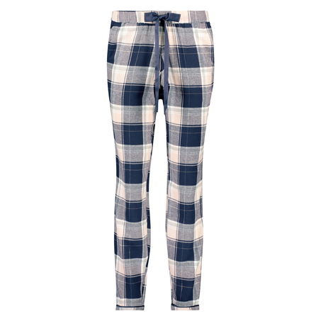 Check Pyjama Pants, Blue