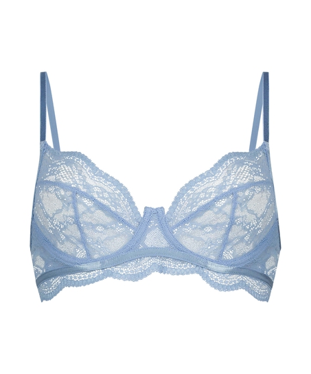 Isabelle Non-Padded Underwired Bra, Blue