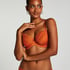 Marine Non-Padded Underwired Bra, Orange