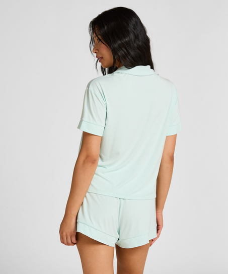 Essential Jersey Short-Sleeved Jacket, Green