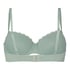 Lola Padded Underwired Bra, Green