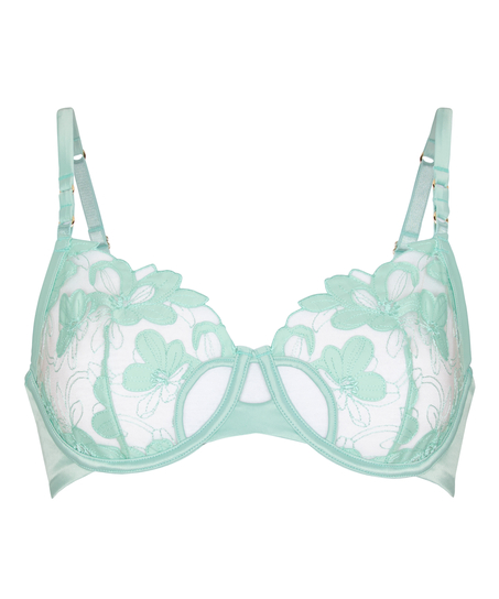 Non-Padded Underwired Bra Bearice , Green