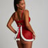 Sexy Santa Wired Slip Dress, Red