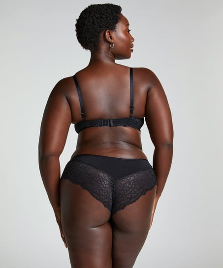 Marine Non-Padded Underwired Bra, Black