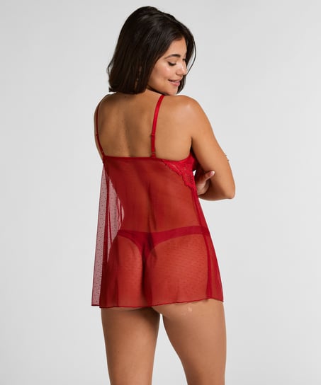 Whitney Babydoll , Red