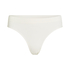 Dianne High Leg Thong, White