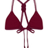 Marrakech Triangle Bikini Top, Red