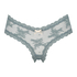 V-shaped Brazilian knickers mesh, Green