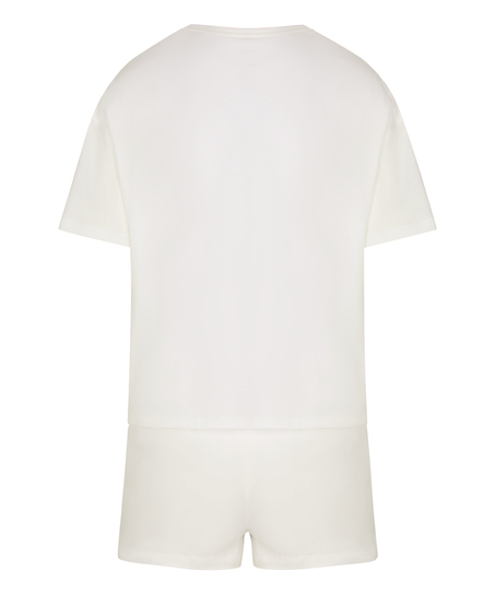 Pyjamaset Cotton, White