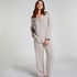 Satin Trousers, Beige