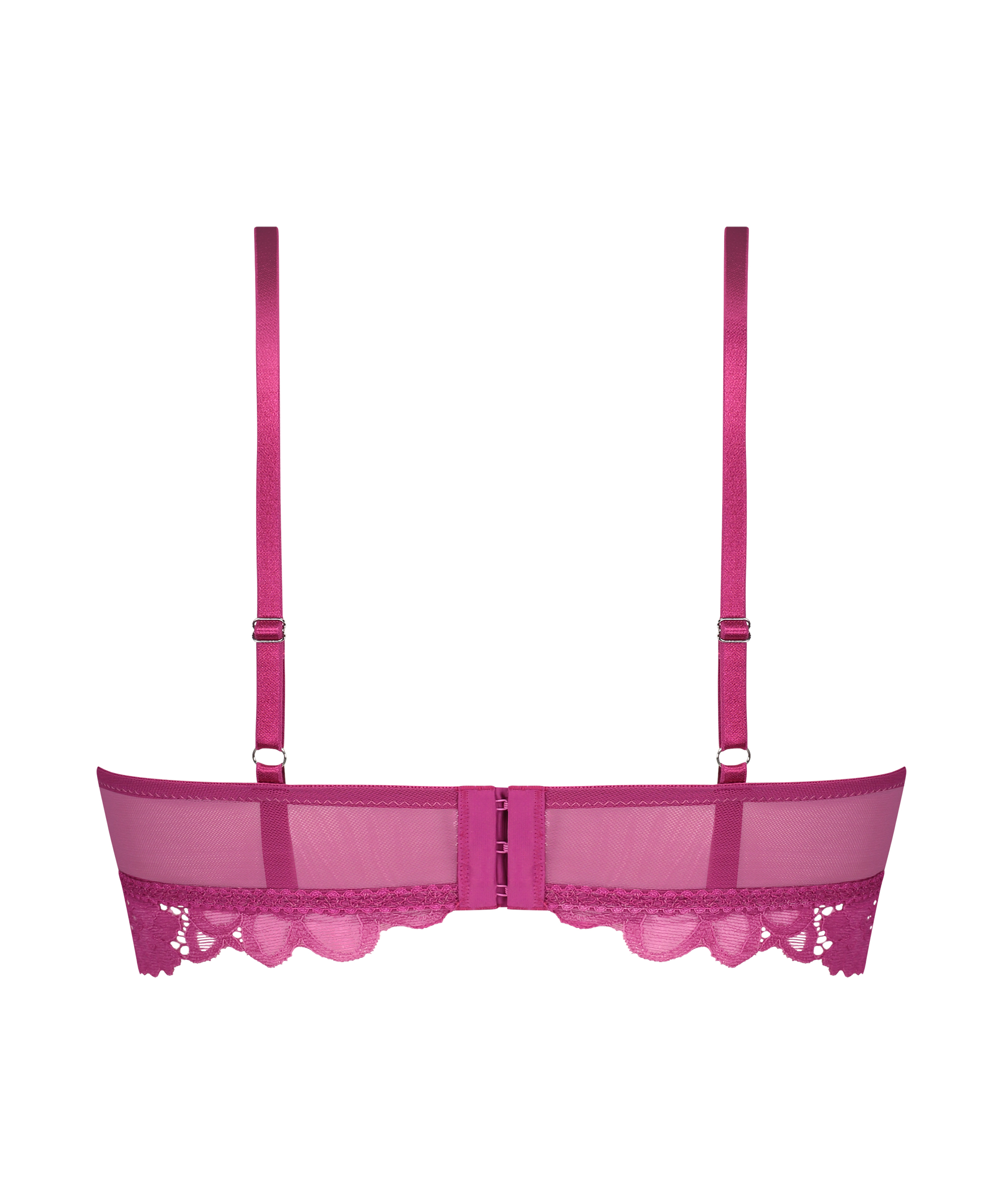 Shiloh Padded Longline Non-Underwired Bra, Pink, main