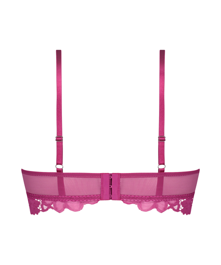 Shiloh Padded Longline Non-Underwired Bra, Pink