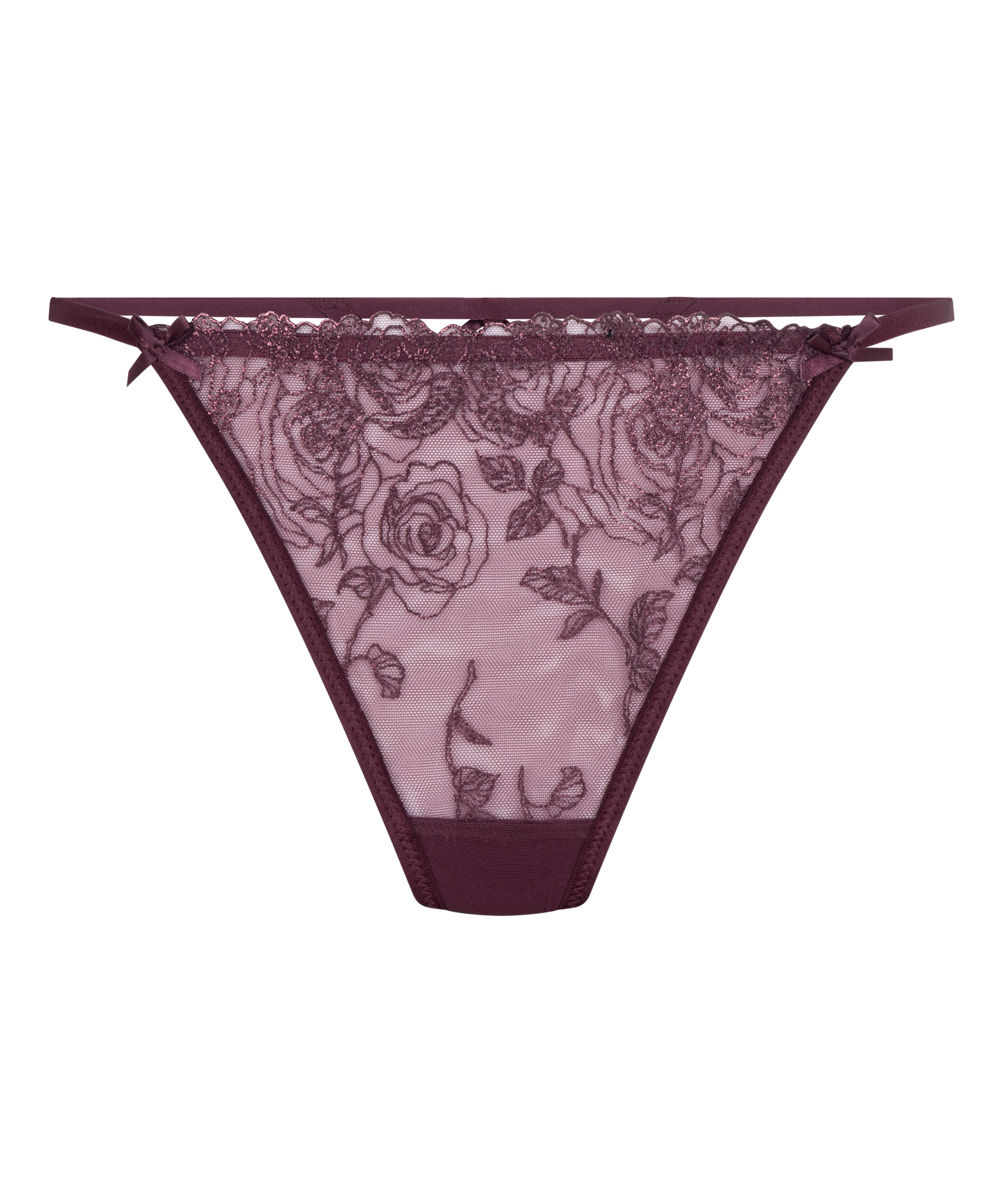 Hollie Highleg Thong, Purple, main