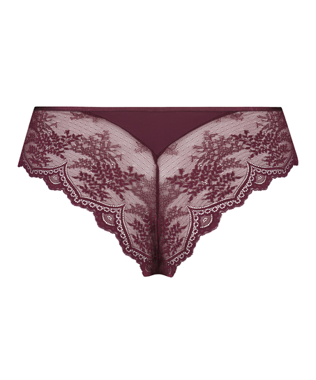 Heira High Leg Brazilian Curvy, Purple