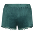 Velvet Lace Shorts, Green