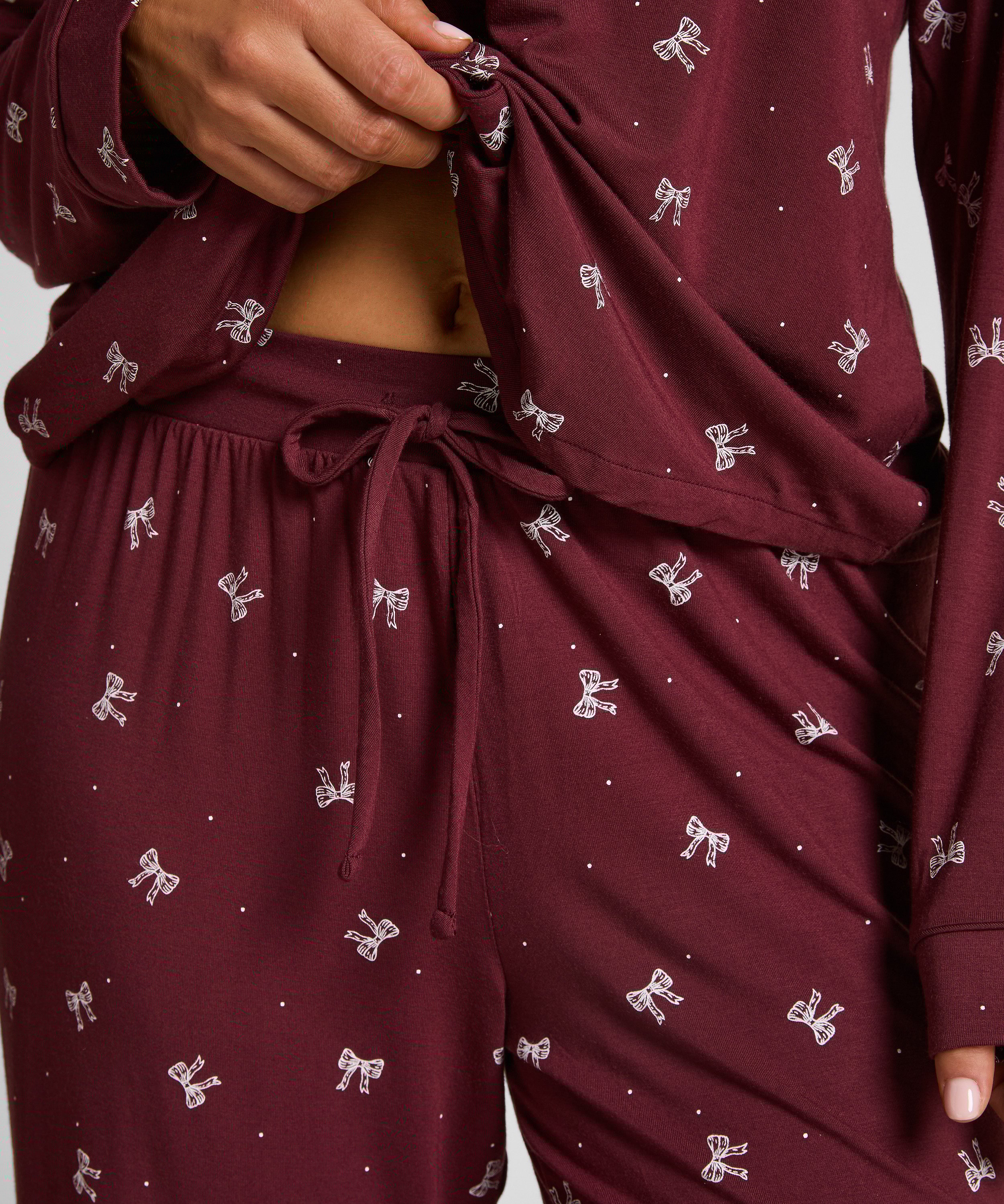 Essential Jersey Pants, Red, main