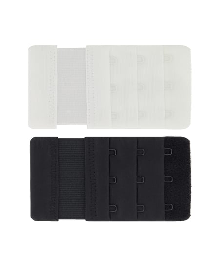 2-Pack Bra Extenders, Black