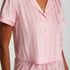 Satin Short-Sleeved Jacket, Pink